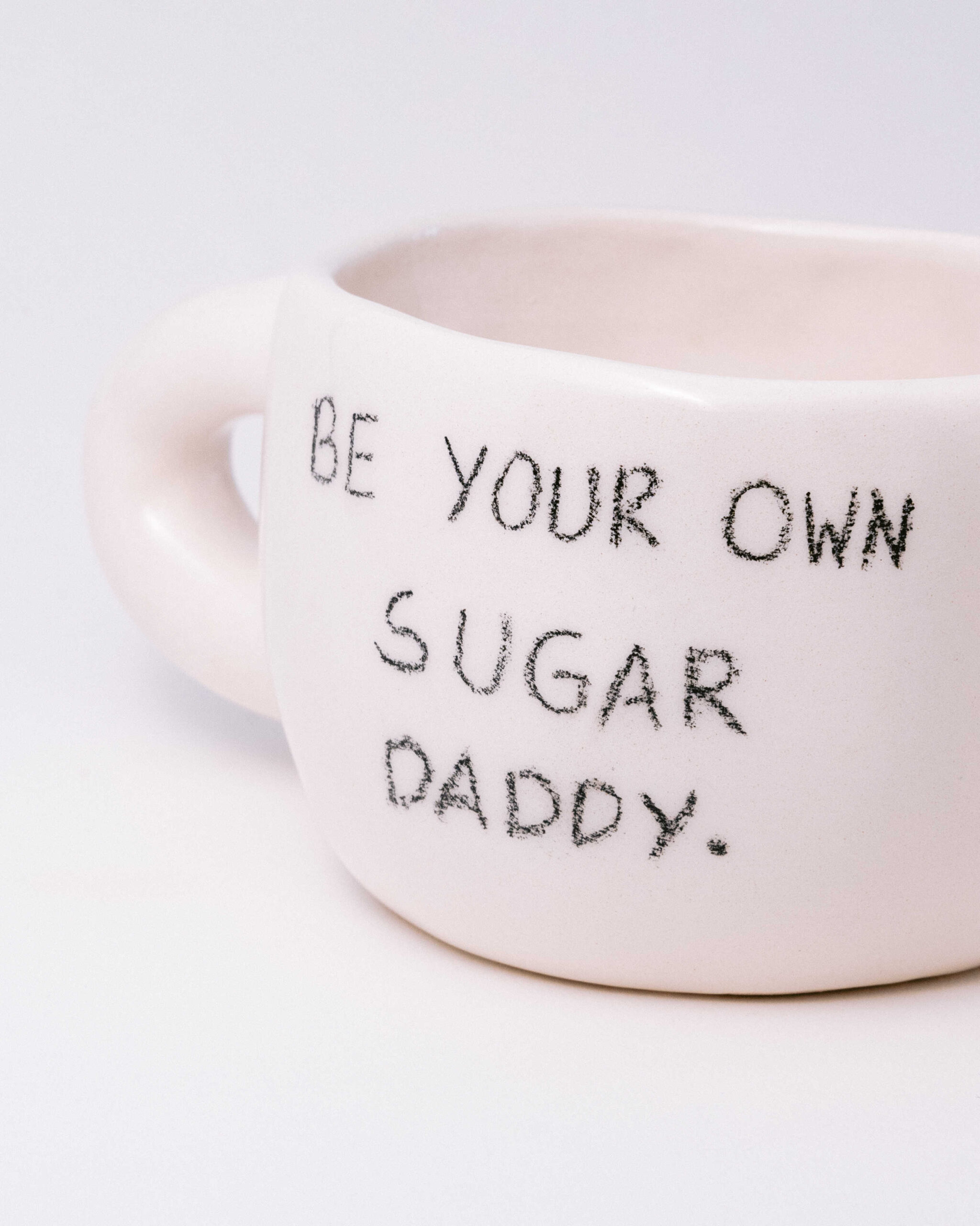 Rankų darbo keramikinis puodelis - your own sugar daddy.