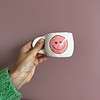 Keramikinis puodelis - Pink smiley face