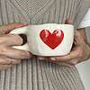 Keramikinis puodelis - Big heart