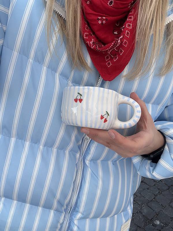 stripy cherry hearts