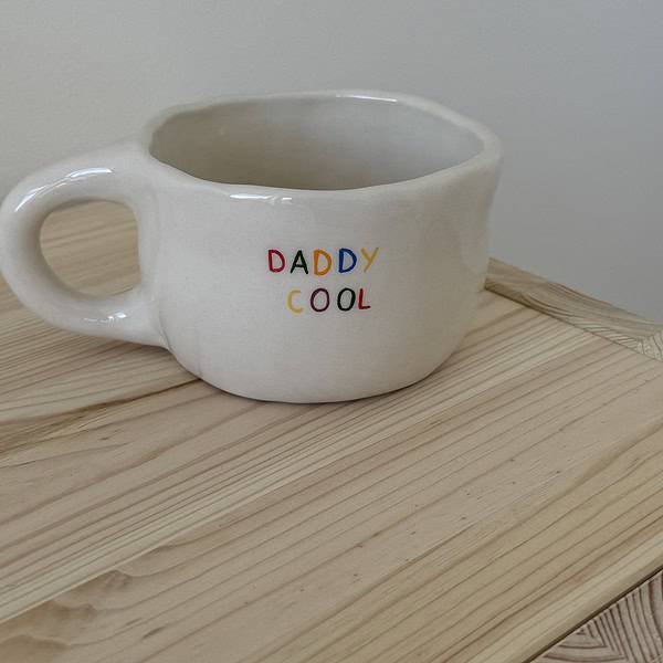 puodelis daddy cool. Tevo dienos dovana