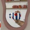 Rankų darbo keraminis puodelis - Dryžuoti mandarinai